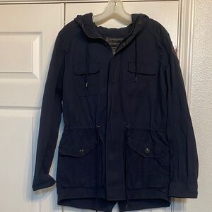 Men's Navy Hooded Jacket With Astros Patch